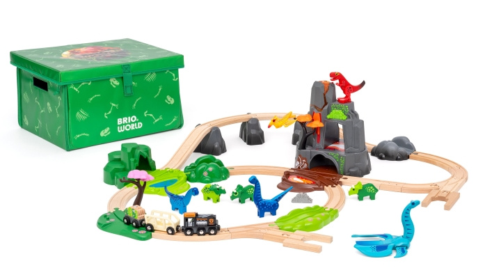 BRIO Dinosaur Deluxe-sett - 36104 i gruppen LEKER, BARN OG BABY / Leker / Byggeleker / Brio Tågbanor hos TP E-commerce Nordic AB (C89024)