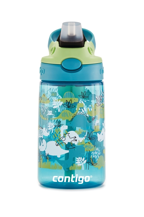 Contigo Easy Clean vannflaske for barn 420 ml - Dinos i gruppen LEKER, BARN OG BABY / Spise & drikke / Tåteflasker & tilbehør hos TP E-commerce Nordic AB (C89026)