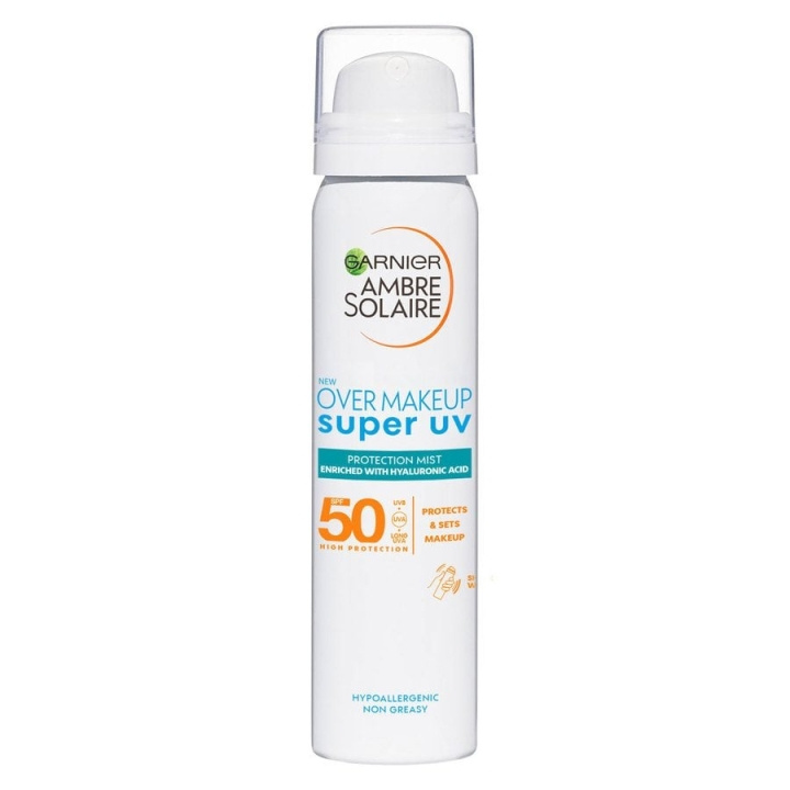 Garnier Ambre Solaire - Sensitive Adv. Sun Protection Mist Face 75ml - SPF 50 i gruppen HELSE OG SKJØNNHET / Hudpleie / Soling / Solkrem hos TP E-commerce Nordic AB (C89077)