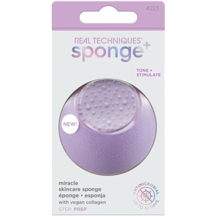 Real Techniques Miracle Skincare Sponge+ er svaret på dine problemer i gruppen HELSE OG SKJØNNHET / Hudpleie / Ansikt / Rengjøring hos TP E-commerce Nordic AB (C89190)