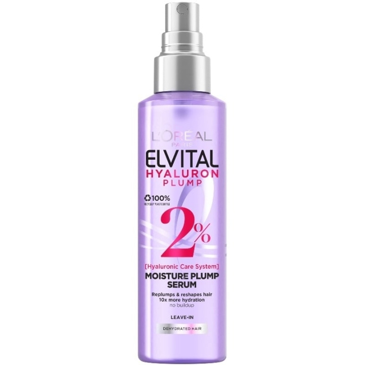 L\'Oréal Paris - Elvital Hyaluron Plump Leave-In Spray 150 ml i gruppen HELSE OG SKJØNNHET / Hår & styling / Hårstyling / Hårspray hos TP E-commerce Nordic AB (C89198)