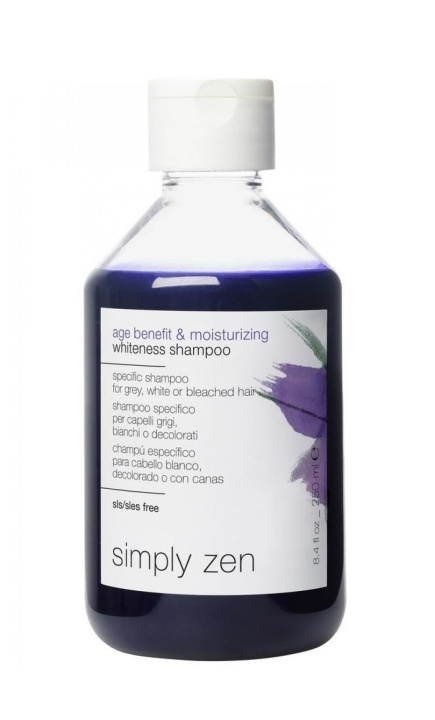 Simply Zen Age Benefit & Moisturizing Whiteness Shampoo 250 ml i gruppen HELSE OG SKJØNNHET / Hår & styling / Hårpleie / Sjampo hos TP E-commerce Nordic AB (C89228)