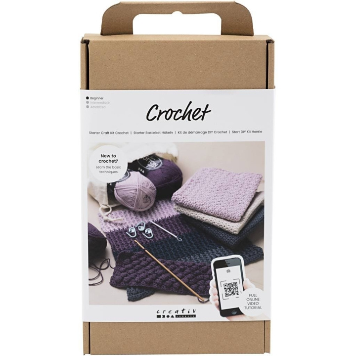 DIY Kit Startpakke med heklehåndverk (970853) i gruppen SPORT, FRITID & HOBBY / Hobby / DIY Kit hos TP E-commerce Nordic AB (C89259)