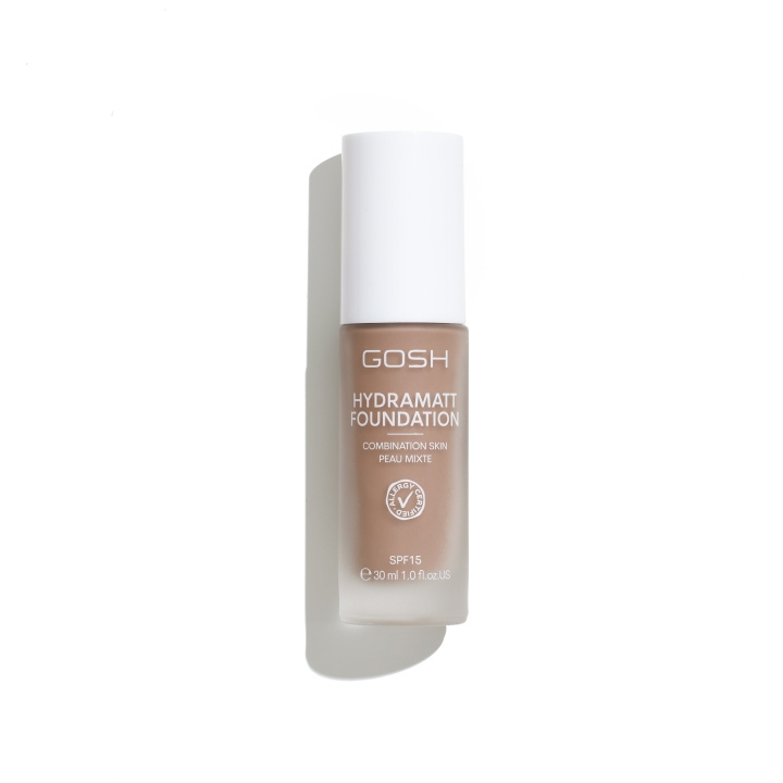 Gosh Hydramatt Foundation Very Dark 016N 30 ml i gruppen HELSE OG SKJØNNHET / Makeup / Makeup ansikt / Foundation hos TP E-commerce Nordic AB (C89267)