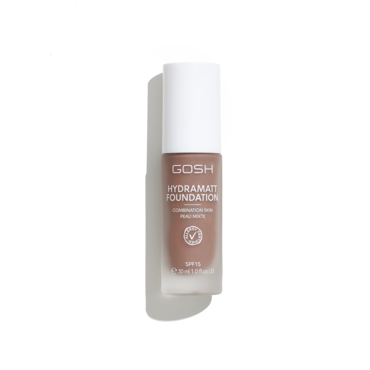 Gosh Hydramatt Foundation Deep 018N 30 ml i gruppen HELSE OG SKJØNNHET / Makeup / Makeup ansikt / Foundation hos TP E-commerce Nordic AB (C89268)