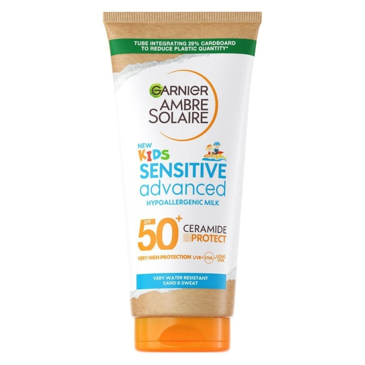 Garnier Ambre Solaire Sensitive Advanced Hypoallergenic Kids Lotion SPF 50+ 175 ml i gruppen HELSE OG SKJØNNHET / Hudpleie / Soling / Solkrem hos TP E-commerce Nordic AB (C89343)