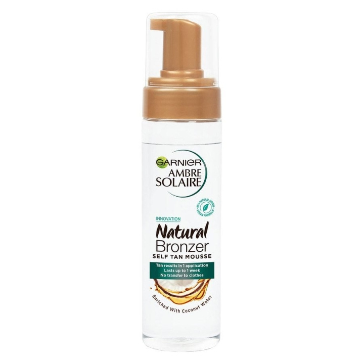 Garnier Ambre Solaire Natural Bronzer Self Tan Mousse 200 ml i gruppen HELSE OG SKJØNNHET / Hudpleie / Soling / Brun uten sol hos TP E-commerce Nordic AB (C89344)