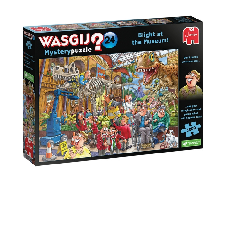 Wasgij Mysterium - #24 Blight på museet! (1000 brikker) (JUM0014) i gruppen SPORT, FRITID & HOBBY / Hobby / Puslespill hos TP E-commerce Nordic AB (C89430)