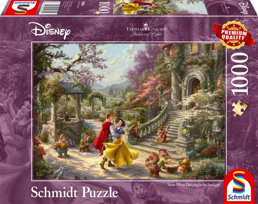 Schmidt Thomas Kinkade: Disney - Danser med prinsen (1000 brikker) (SCH6255) i gruppen SPORT, FRITID & HOBBY / Hobby / Puslespill hos TP E-commerce Nordic AB (C89443)