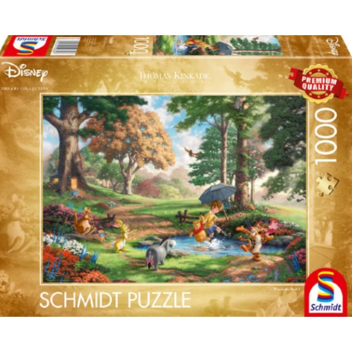 Schmidt Thomas Kinkade: Disney - Ole Brumm (1000 brikker) (SCH6897) i gruppen SPORT, FRITID & HOBBY / Hobby / Puslespill hos TP E-commerce Nordic AB (C89450)