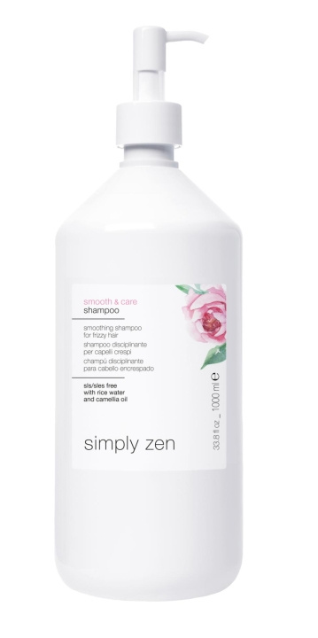 Simply Zen Smooth & Care Shampoo 1000 ml i gruppen HELSE OG SKJØNNHET / Hår & styling / Hårpleie / Sjampo hos TP E-commerce Nordic AB (C89456)