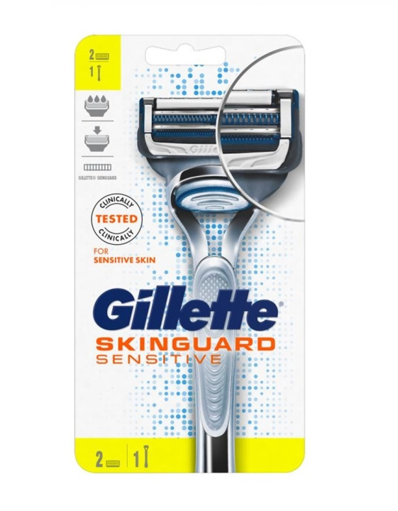 Gillette Skinguard Sensitive Barberhøvel i gruppen HELSE OG SKJØNNHET / Hår & styling / Barbering og trimming / Barberhøvler og tilbehør hos TP E-commerce Nordic AB (C89531)