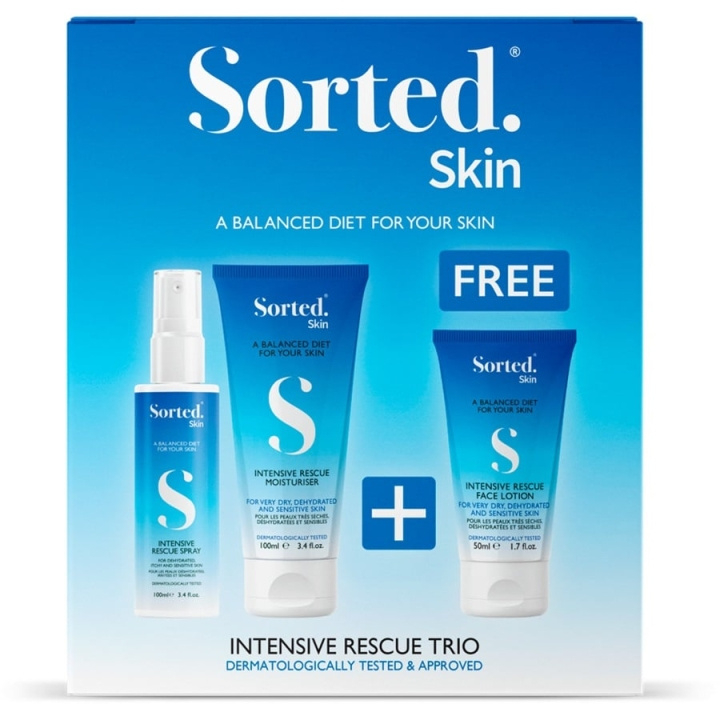 Sorted Skin Intensiv Rescue Trio i gruppen HELSE OG SKJØNNHET / Hudpleie / Kroppspleie / Body lotion hos TP E-commerce Nordic AB (C89634)