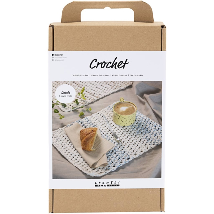 DIY Kit Håndarbeidssett - Hekling - Dukkserviett (977645) i gruppen SPORT, FRITID & HOBBY / Hobby / DIY Kit hos TP E-commerce Nordic AB (C89680)