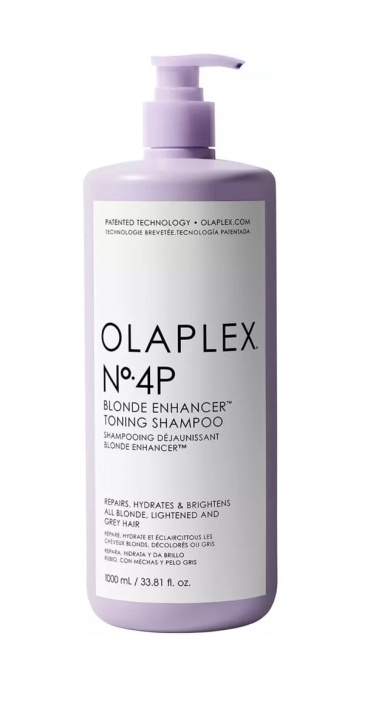 Olaplex NO.4P Blonde Enhancer Toning Shampoo 1000 ml i gruppen HELSE OG SKJØNNHET / Hår & styling / Hårpleie / Sjampo hos TP E-commerce Nordic AB (C89688)