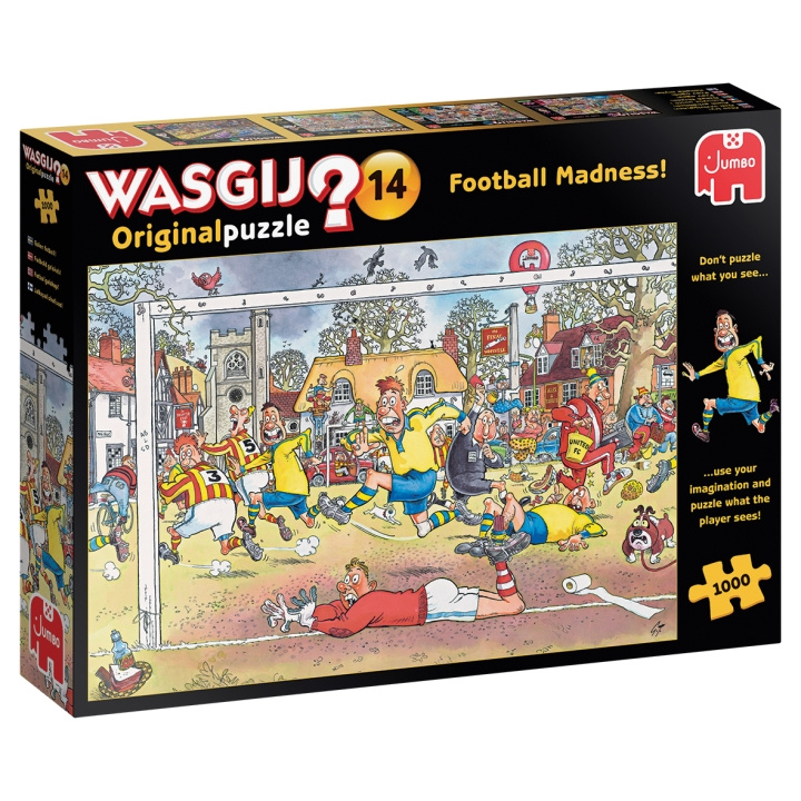 Wasgij Original 14 - Fotballgalskap (1000 brikker) (1119801817) i gruppen SPORT, FRITID & HOBBY / Hobby / Puslespill hos TP E-commerce Nordic AB (C89701)