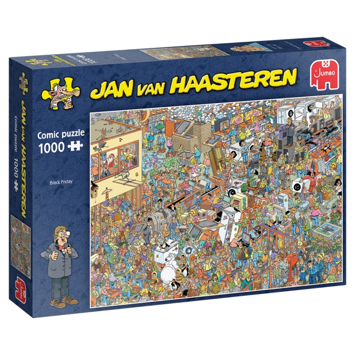 Jan van Haasteren Black Friday (1000 brikker) (1119801829) i gruppen SPORT, FRITID & HOBBY / Hobby / Puslespill hos TP E-commerce Nordic AB (C89708)