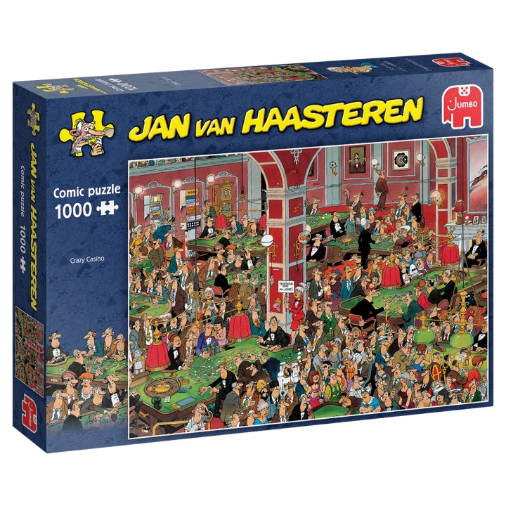 Jan van Haasteren Crazy Casino (1000 brikker) (1119801834) i gruppen SPORT, FRITID & HOBBY / Hobby / Puslespill hos TP E-commerce Nordic AB (C89713)