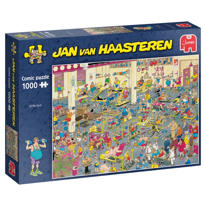 Jan van Haasteren På treningsstudioet (1000 brikker) (1119801836) i gruppen SPORT, FRITID & HOBBY / Hobby / Puslespill hos TP E-commerce Nordic AB (C89714)