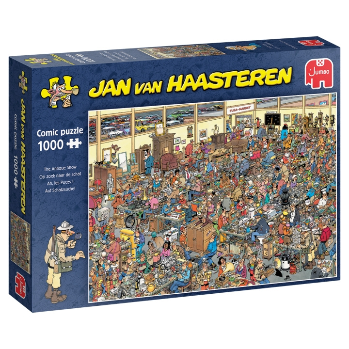 Jan van Haasteren The Antique Show (1000 brikker) (1119801839) i gruppen SPORT, FRITID & HOBBY / Hobby / Puslespill hos TP E-commerce Nordic AB (C89716)