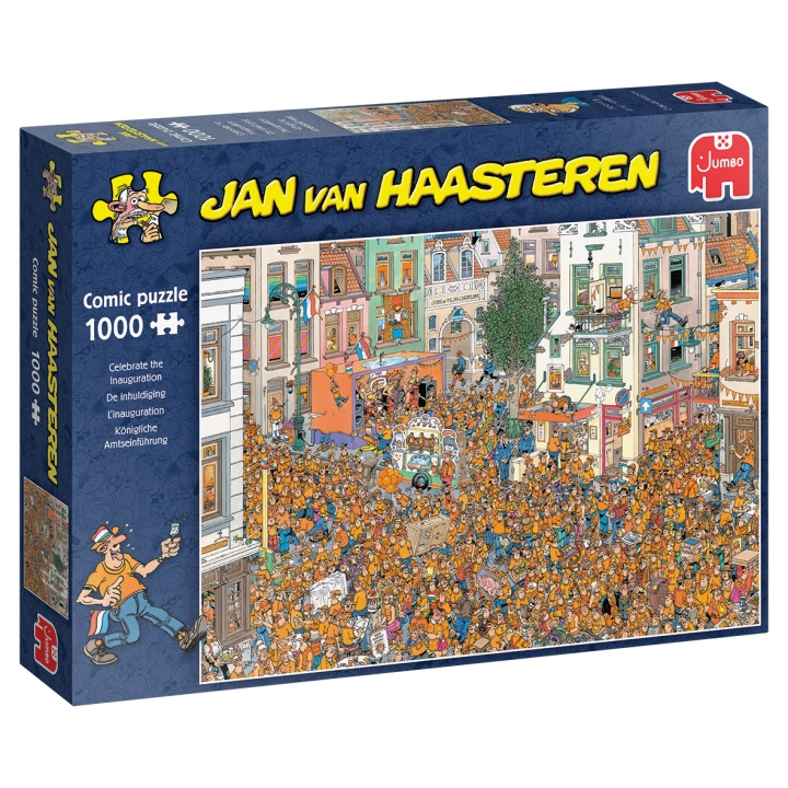 Jan van Haasteren Feir innsettelsen (1000 brikker) (1119801838) i gruppen SPORT, FRITID & HOBBY / Hobby / Puslespill hos TP E-commerce Nordic AB (C89717)