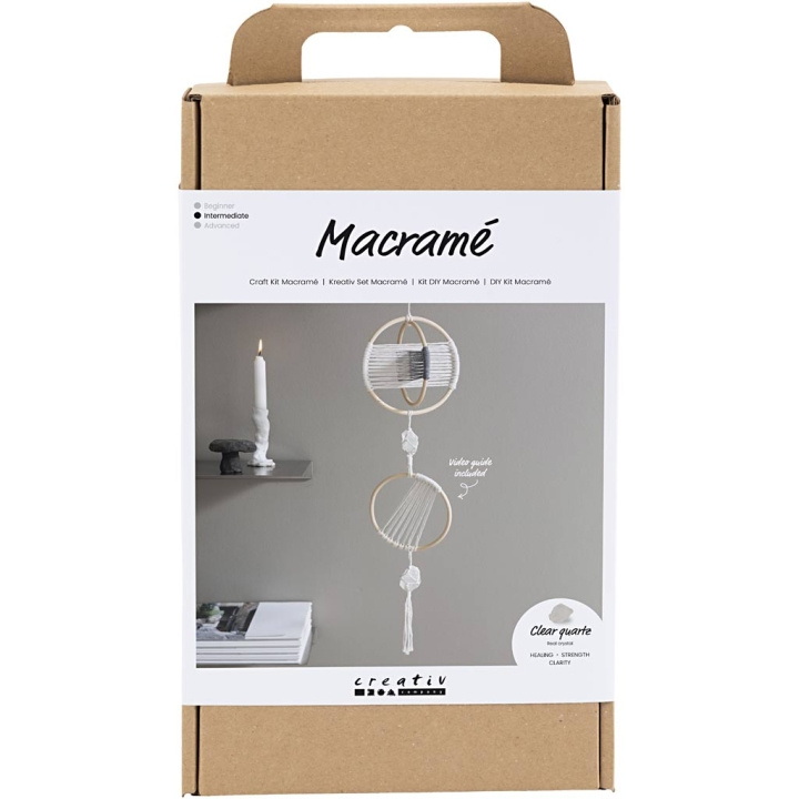 DIY Kit Craft Kit - Makramé - Mobil(977741) i gruppen SPORT, FRITID & HOBBY / Hobby / DIY Kit hos TP E-commerce Nordic AB (C89725)