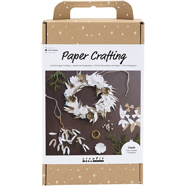 DIY Kit Craft Kit - Paper Crafting, hvit, lys natur, 1 pakke (977700) i gruppen SPORT, FRITID & HOBBY / Hobby / DIY Kit hos TP E-commerce Nordic AB (C89768)