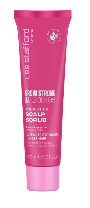 Lee Stafford Grow Strong & Long Stimulating Scalp Scrub 100 ml i gruppen HELSE OG SKJØNNHET / Hår & styling / Hårpleie / Hårmaske hos TP E-commerce Nordic AB (C89775)