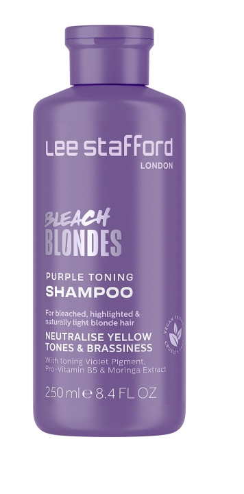 Lee Stafford Bleach Blondes Purple Toning Shampoo 250 ml i gruppen HELSE OG SKJØNNHET / Hår & styling / Hårpleie / Sjampo hos TP E-commerce Nordic AB (C89784)