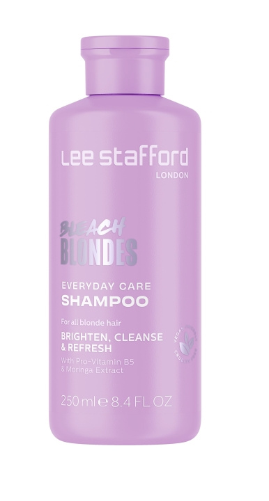 Lee Stafford Bleach Blondes Everyday Care Shampoo 250 ml i gruppen HELSE OG SKJØNNHET / Hår & styling / Hårpleie / Sjampo hos TP E-commerce Nordic AB (C89788)