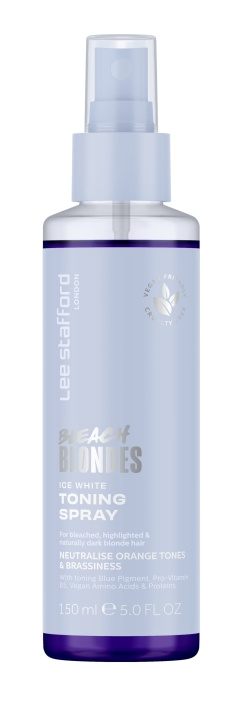 Lee Stafford Bleach Blondes Ice White Tone Correcting Conditioning Spray 150 ml i gruppen HELSE OG SKJØNNHET / Hår & styling / Hårpleie / Balsamspray/kur hos TP E-commerce Nordic AB (C89791)