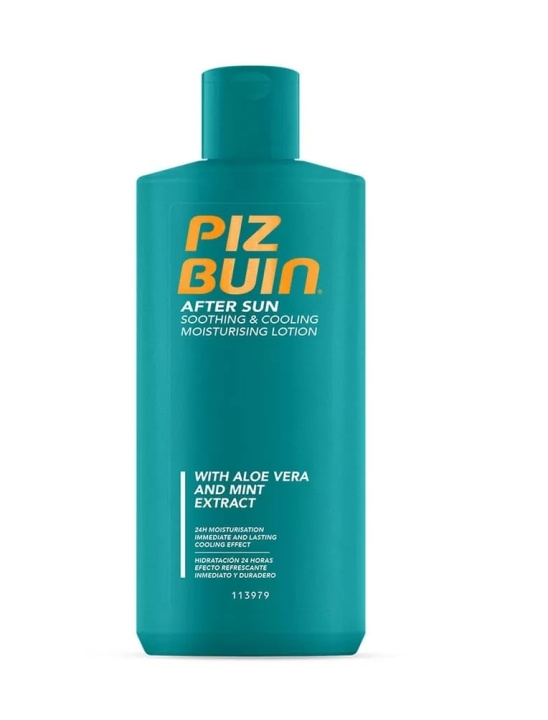 Piz Buin After Sun Soothing & Cooling Moisturising Lotion 200 ml i gruppen HELSE OG SKJØNNHET / Hudpleie / Soling / Solkrem hos TP E-commerce Nordic AB (C89815)