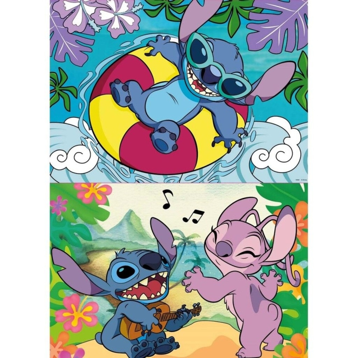 Educa 2X100 Disney Stich (80-19998) i gruppen LEKER, BARN OG BABY / Leker / Barnas puslespill hos TP E-commerce Nordic AB (C89818)