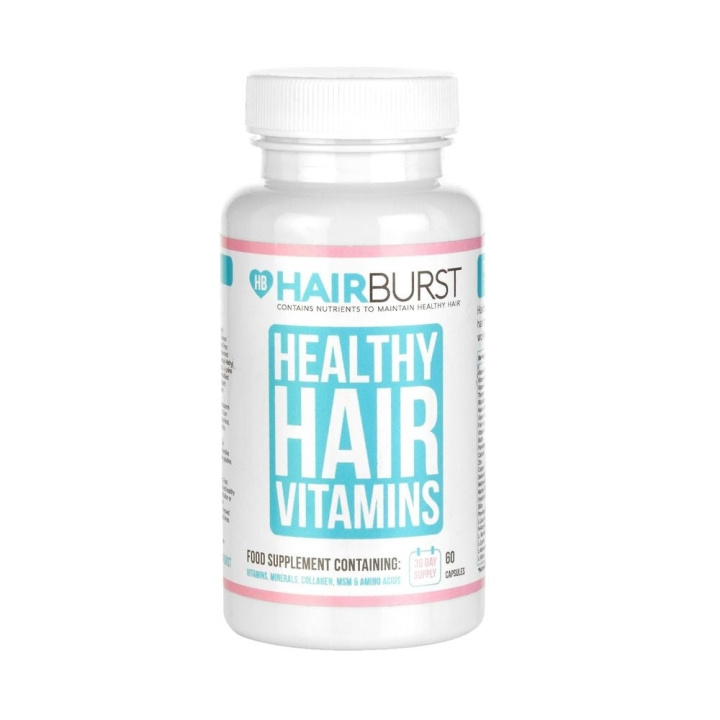 HAIRBURST Healthy Hair Vitamins - 60 kaps i gruppen HELSE OG SKJØNNHET / Hår & styling / Hårpleie / Hårserum hos TP E-commerce Nordic AB (C89874)