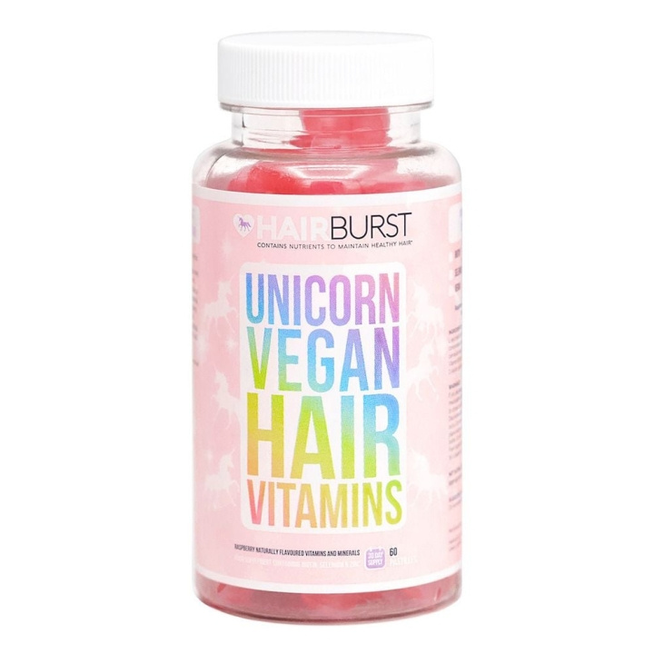 HAIRBURST Veganske vitaminer fra enhjørning til tygging - 1 måneds forsyning i gruppen HELSE OG SKJØNNHET / Hår & styling / Hårpleie / Hårserum hos TP E-commerce Nordic AB (C89875)