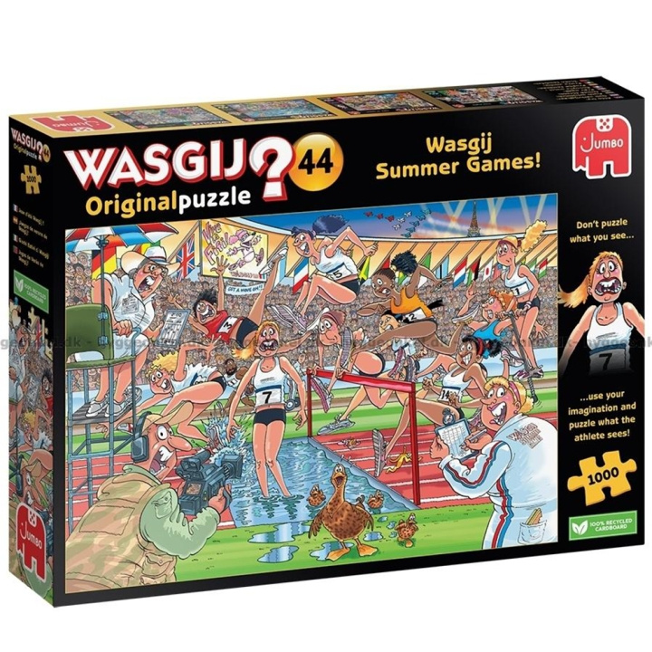 Wasgij Original 44 Sommerspill (1000 brikker) (JUM01856) i gruppen SPORT, FRITID & HOBBY / Hobby / Puslespill hos TP E-commerce Nordic AB (C89892)