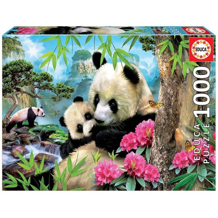 Educa 1000 brikker - Morgen Panda puslespill (017995) i gruppen SPORT, FRITID & HOBBY / Hobby / Puslespill hos TP E-commerce Nordic AB (C89900)