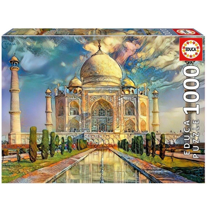 Educa 1000 brikker - Taj Mahal puslespill (80-19613) i gruppen SPORT, FRITID & HOBBY / Hobby / Puslespill hos TP E-commerce Nordic AB (C89921)