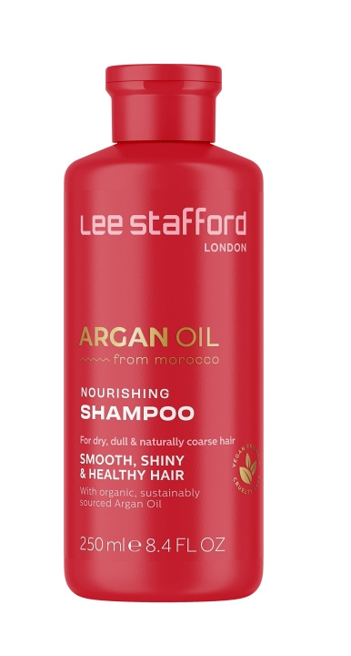 Lee Stafford Arganolje fra Marokko Nourishing Shampoo 250 ml i gruppen HELSE OG SKJØNNHET / Hår & styling / Hårpleie / Balsam hos TP E-commerce Nordic AB (C89977)