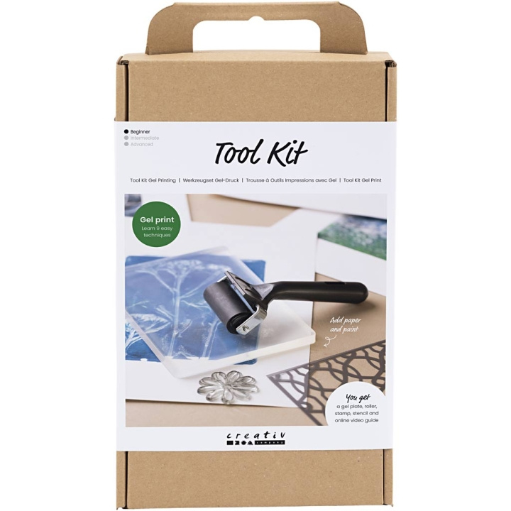 DIY Kit Verktøykasse for gelutskrift (977755) i gruppen SPORT, FRITID & HOBBY / Hobby / DIY Kit hos TP E-commerce Nordic AB (C90014)