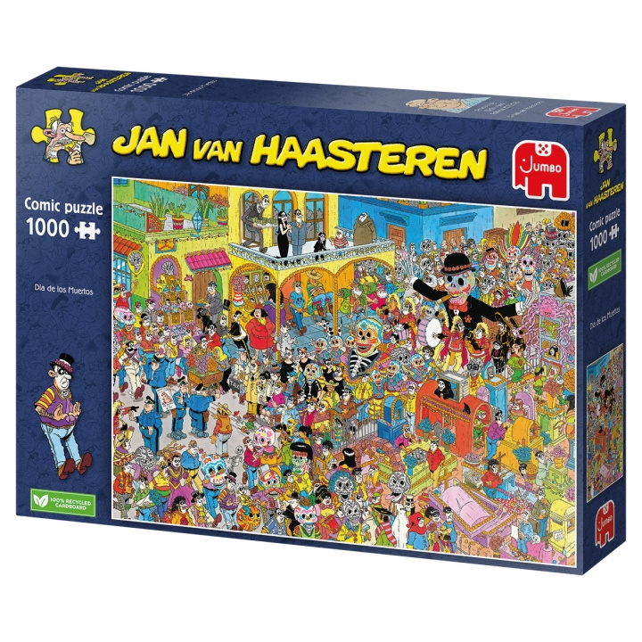 Jan van Haasteren Dia De Los Muertos (1000 brikker) (JUM0077) i gruppen SPORT, FRITID & HOBBY / Hobby / Puslespill hos TP E-commerce Nordic AB (C90022)