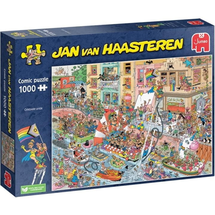 Jan van Haasteren Feir stoltheten! (1000 brikker) (JUM00030) i gruppen SPORT, FRITID & HOBBY / Hobby / Puslespill hos TP E-commerce Nordic AB (C90026)