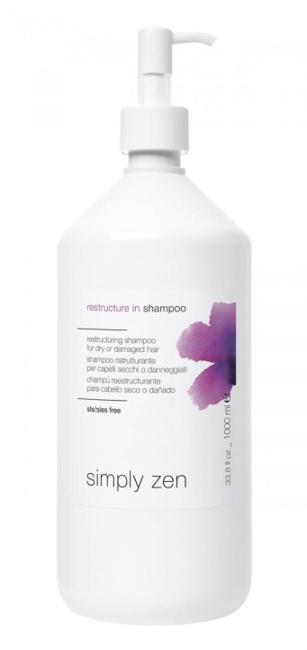 Simply Zen Restructure in Shampoo 1000 ml i gruppen HELSE OG SKJØNNHET / Hår & styling / Hårpleie / Sjampo hos TP E-commerce Nordic AB (C90027)