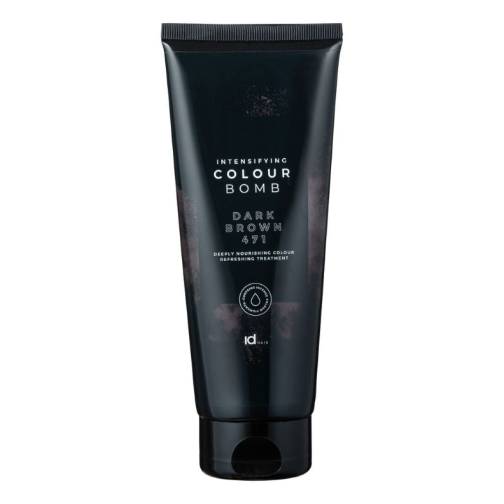 ID Hair Colour Bomb Dark Brown 471 - 200 ml i gruppen HELSE OG SKJØNNHET / Hår & styling / Hårpleie / Hårfarge / Hårfarge & Fargebombe hos TP E-commerce Nordic AB (C90038)