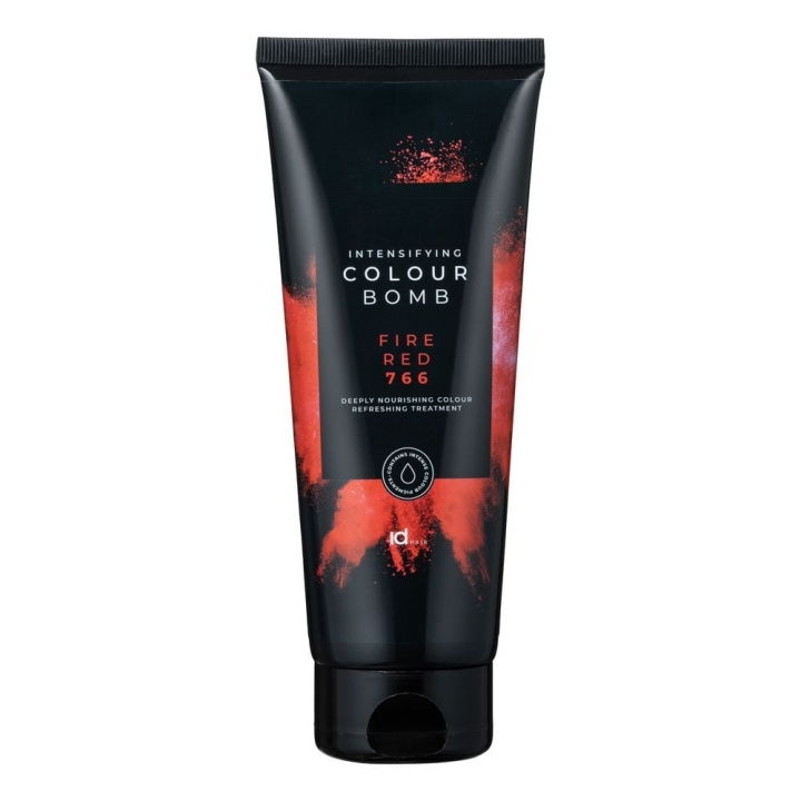 ID Hair Colour Bomb Fire Red 766 - 200 ml i gruppen HELSE OG SKJØNNHET / Hår & styling / Hårpleie / Hårfarge / Hårfarge & Fargebombe hos TP E-commerce Nordic AB (C90039)