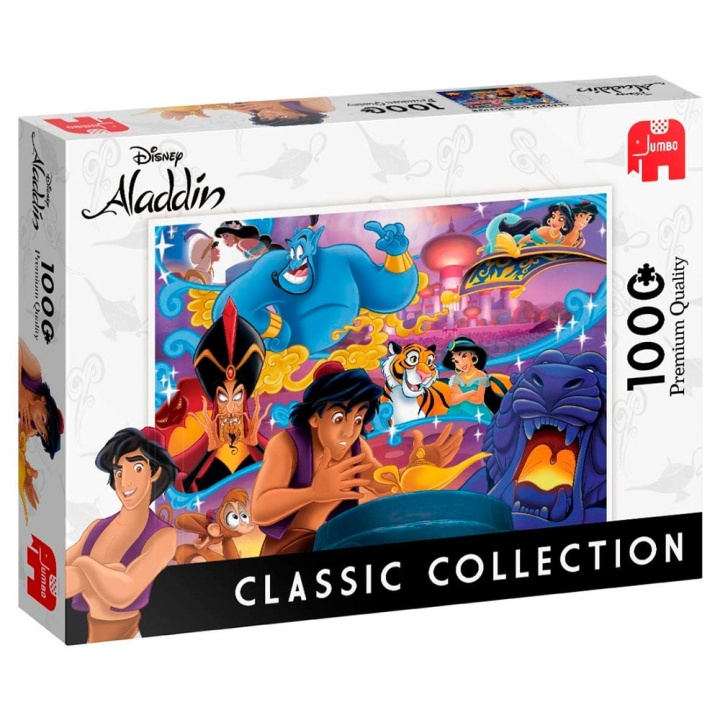 Jumbo Disney Classic Collection: Aladdin (1000 brikker) (JUM8825) i gruppen SPORT, FRITID & HOBBY / Hobby / Puslespill hos TP E-commerce Nordic AB (C90050)