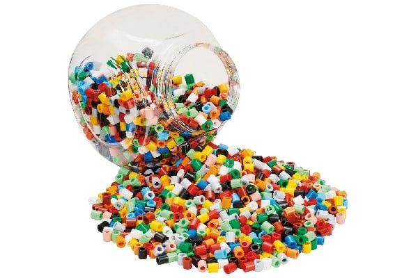 HAMA Beads HAMA Maxi Perler - 2 000 stk. stabelbar blå bøtte (8589) i gruppen LEKER, BARN OG BABY / Leker / Håndtverk hos TP E-commerce Nordic AB (C90107)