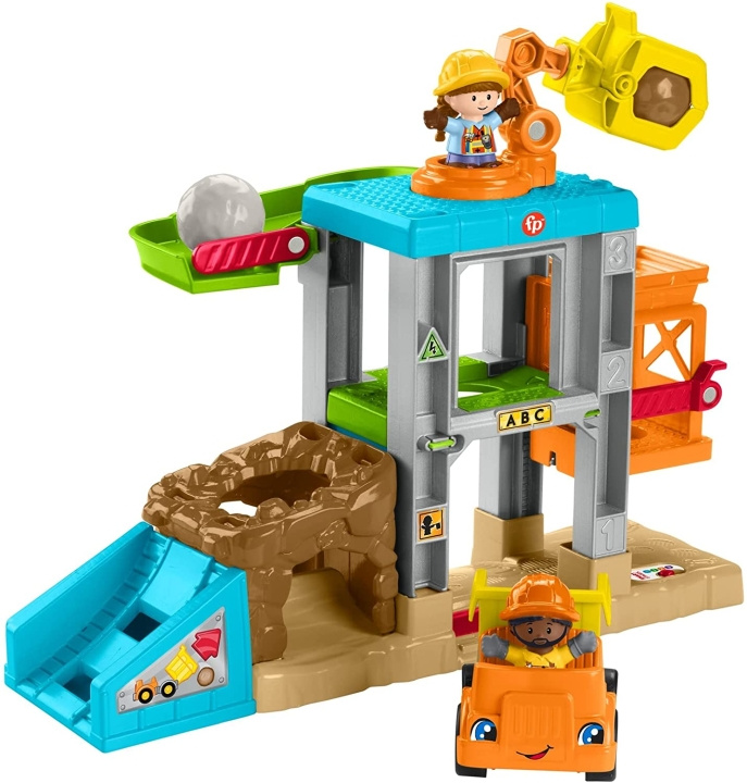 Fisher-Price Little People - Load Up Byggeplass-lekesett (HCJ64) i gruppen LEKER, BARN OG BABY / Leker / Lekesett hos TP E-commerce Nordic AB (C90126)