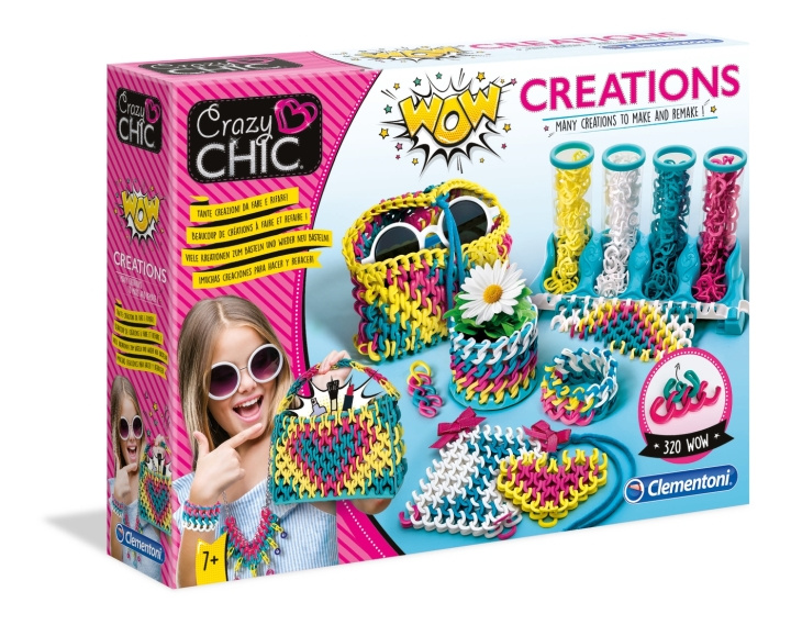 Clementoni Crazy Chic - Wow Creations (50642) i gruppen LEKER, BARN OG BABY / Leker / Håndtverk hos TP E-commerce Nordic AB (C90171)