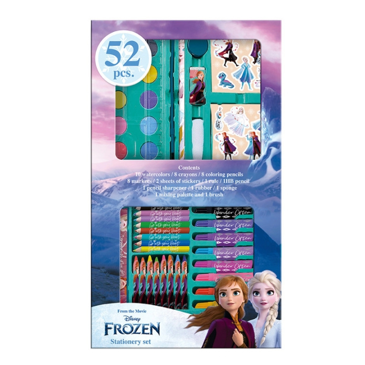 Disney Kids Licensing - Kunstkoffert 52 stk. - Disney Frozen (017406952) i gruppen LEKER, BARN OG BABY / Leker / Tegne & regne hos TP E-commerce Nordic AB (C90196)